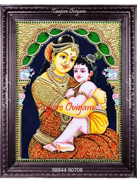 Krishna Yashodha Painting